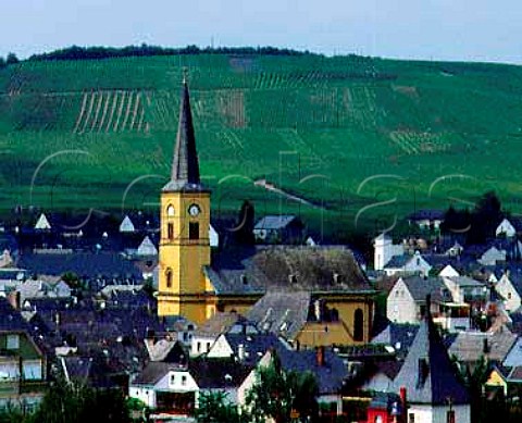 Trittenheim with the Altrchen vineyard beyond Germany  Mosel