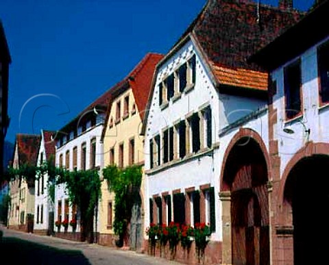 Houses in the wine town of Birkweiler Germany    Sudpfalz