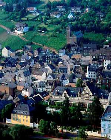 Traben viewed from the castle ruins above Trarbach   TrabenTrarbach Germany   Mosel