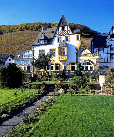 Weingut Moselschild at the foot of the   Wrzgarten vineyard in rzig Germany   Mosel