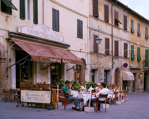 Caff Fiaschetteria in Montalcino Tuscany Italy   Brunello di Montalcino