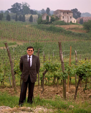 Mario Schiopetto died 2003 by his Ribolla vineyard Capriva del Friuli Friuli Italy   Collio