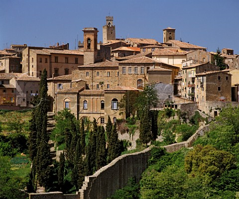 The hilltop town of Volterra Tuscany Italy