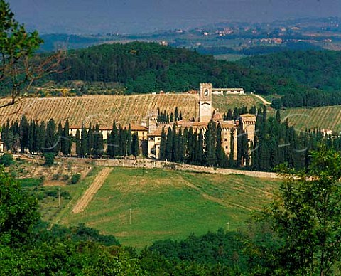 Badia a Passignano a 9th century Vallombrosan   abbey the cellars and vineyards of which are owned   by Marchesi L  P Antinori of Florence Chianti   Classico