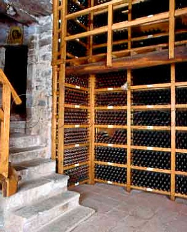 The private wine cellar of Giovannella Stianti   Mascheroni at Castello di Volpaia   Volpaia Tuscany Italy