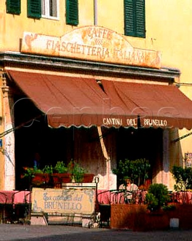 Caff Fiaschetteria in Montalcino Tuscany Italy