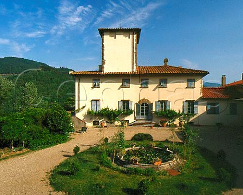 House and courtyard of Selvapiana Pontassieve   Tuscany Chianti Rufina