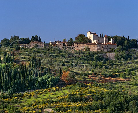 Castello di Nipozzano of Marchesi de Frescobaldi Pontassieve Tuscany Italy Chianti Rufina