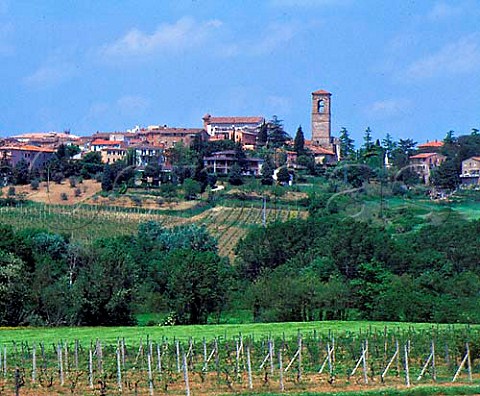 The wine town of Torgiano Umbria Italy