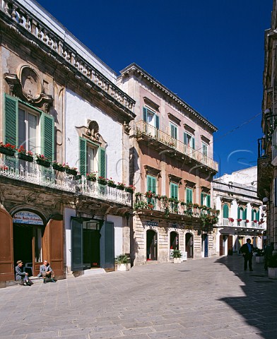 The old quarter of Martina Franca Puglia Italy