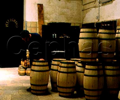 Renovating chestnut barrels in which Marsala is   sold       Carlo Pellegrino Marsala Sicily