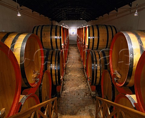 Botti in the cellars of Regaleali Vallelunga   Pratameno Sicily Italy