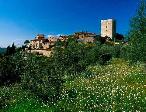 Village of Vertine near Gaiole in Chianti Tuscany   Italy Chianti Classico