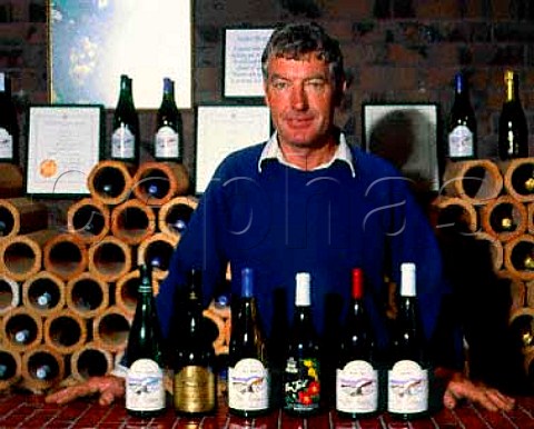 Norman Mundy one of the founders of winegrowing in the Canterbury region Christchurch New Zealand   