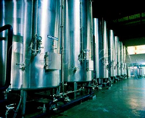Tanks for making sparkling wine by the   Russian Continuous method   JM da Fonseca Azeitao Portugal