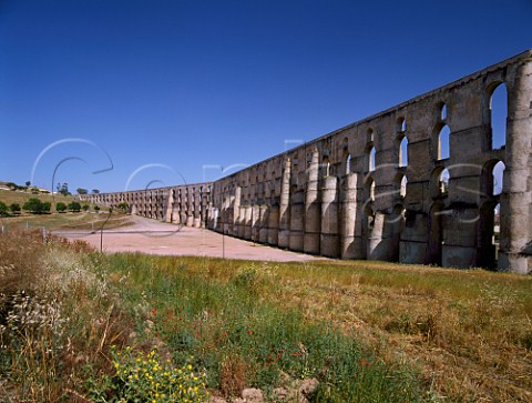 Aqueduct of Amoreira at Elvas Alentejo Portugal