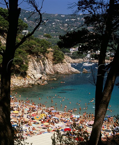 Agua Blava near Palafrugell on the Costa Brava Spain    Catalonia