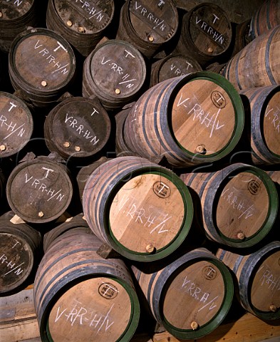Vina Real in barrel in cellars of CVNE Haro La   Rioja Spain  Rioja
