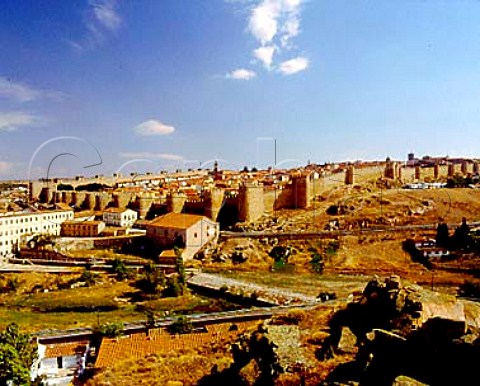 The walled town of Avila Castilla y Leon Spain