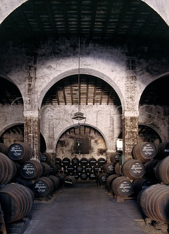The Bajamar Solera in bodega of Osborne   Puerto de Santa Maria Andalucia Spain  Sherry