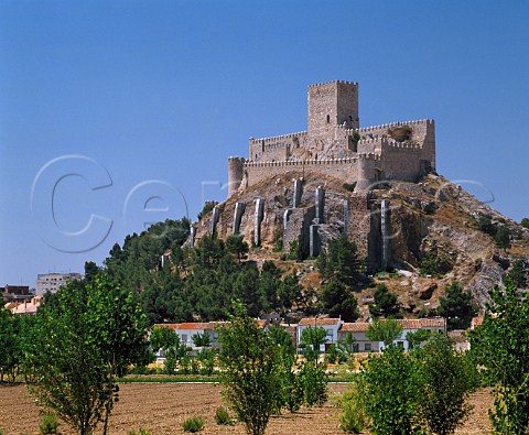 The 15thcentury castle at Almansa Albacete   Province CastillaLa Mancha Spain