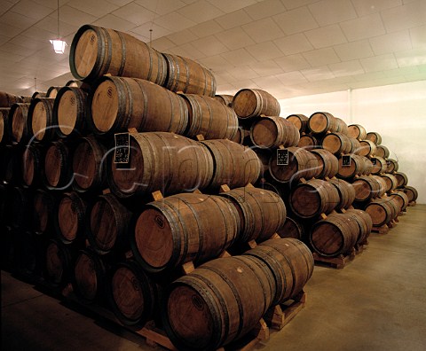 Barrel maturation cellar of Martinez   Bujanda Oyon Spain Rioja