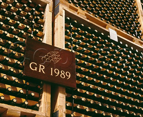 Gran Reserva 1989 in bottle cellar of Bodegas Martinez Bujanda Oyon Spain Rioja