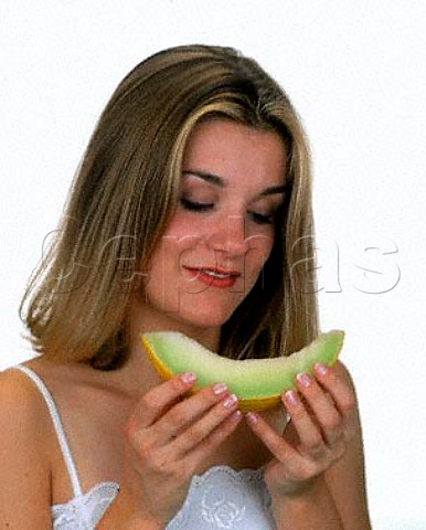 Karen with melon