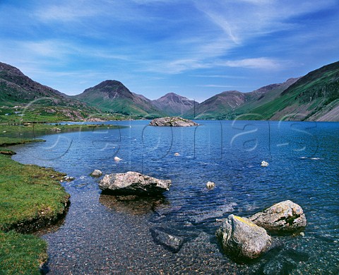Wast Water in the Lake District National Park Cumbria England