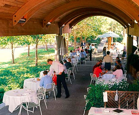 Restaurant and terrace  Domaine Chandon Yountville   Napa Valley California