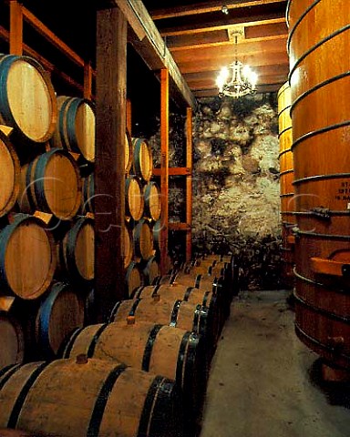 Barrel cellar of Heitz StHelena Napa Valley California