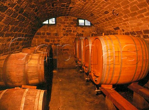 French oak and traditional german barrels in the   cellars of Weingut Lingenfelder in Grosskarlbach    Germany  Pfalz