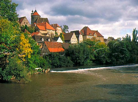 Besigheim and the Neckar River Wrttemberg Germany
