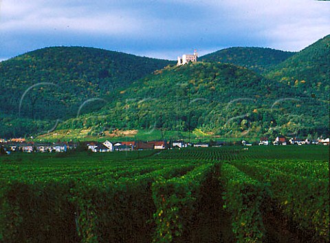 Hambacher castle above NeustadtanderWeinstrasse   Pfalz Germany  Pfalz