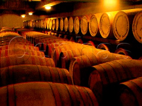 Barrels in Manns Winery YamanashiKen Japan