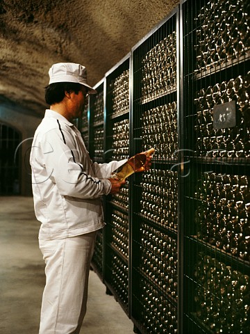 Bottle cellar at Suntory Yamanashi Winery Kofu YamanashiKen Japan