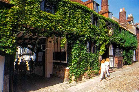 The Mermaid Inn an old meeting place of   smugglers in Rye Kent England
