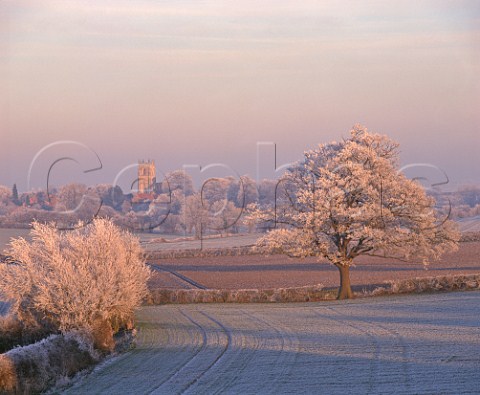 Heavy Frost over East Markham Nottinghamshire