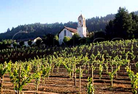 Mont La Salle winery in the Mayacamas   Mountains northwest of Napa  California  Mount Veeder