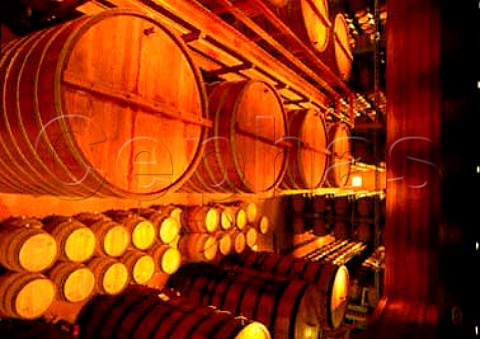 Barrel cellar of Sterling Vineyards Calistoga Napa   Valley california