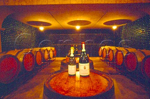 Ageing cellar for white wine in barrique   and bottle Domaine de Beaucastel   Chateauneuf du Pape