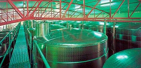 Stainless steel fermenting tanks of Madeba Estate   Robertson Cape Province South Africa    Robertson WO