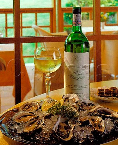 South Africa Oysters with Buitenverwachting Sauvignon Blanc