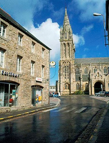 The old cathedral of StPoldeLon   Finistre France  Brittany