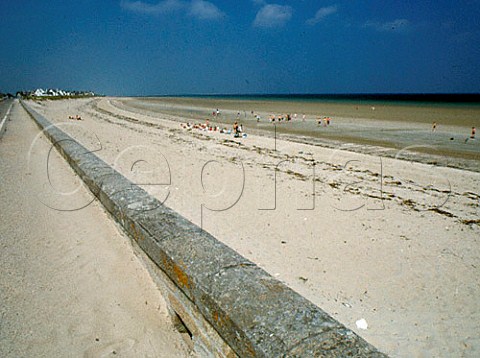 Beach at Cote Sauvage on the Quiberon Peninsula   Brittany France             