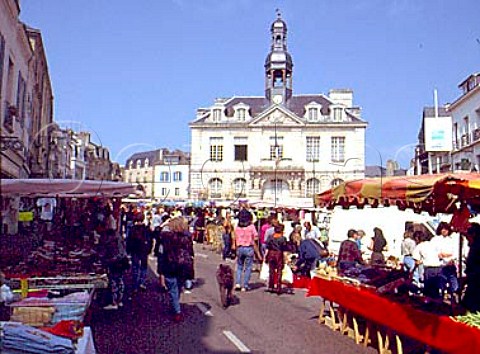 Market with Marie Auray Morbihan France   Brittany