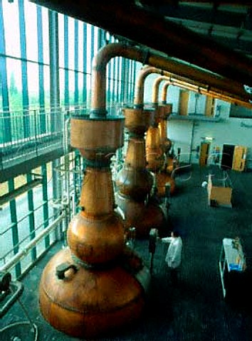 Copper stills for Gin production United Distillers   Gordons Tanqueray etc Laindon plant England