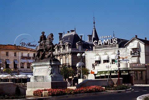 Place Franois I the main square in   Cognac Charente France