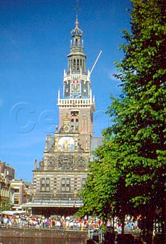 Waag Weighhouse was a 16th C church   which became a weighhouse in 1582   Alkmaar Netherlands