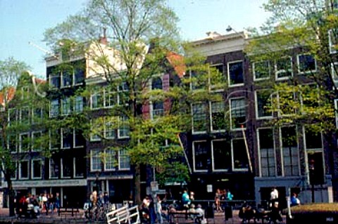 The Anne Frank House now a museum of   antiracism Prinsengracht Amsterdam Netherlands